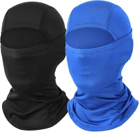 Ski Mask for Men 2 Pack Balaclava Face Mask Women Summer Shiesty Masks Motorcycle Helmet Full Head Cover Sun UV Protection