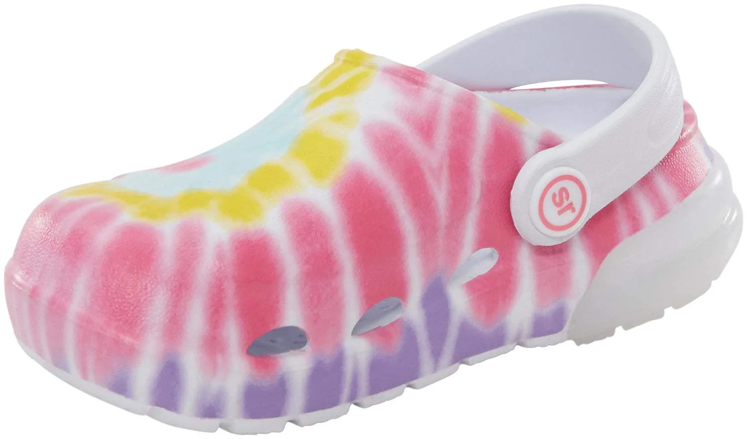 Stride Rite Kids Bray Girls Light-up Water Friendly Clog Sandals (Machine Washable)