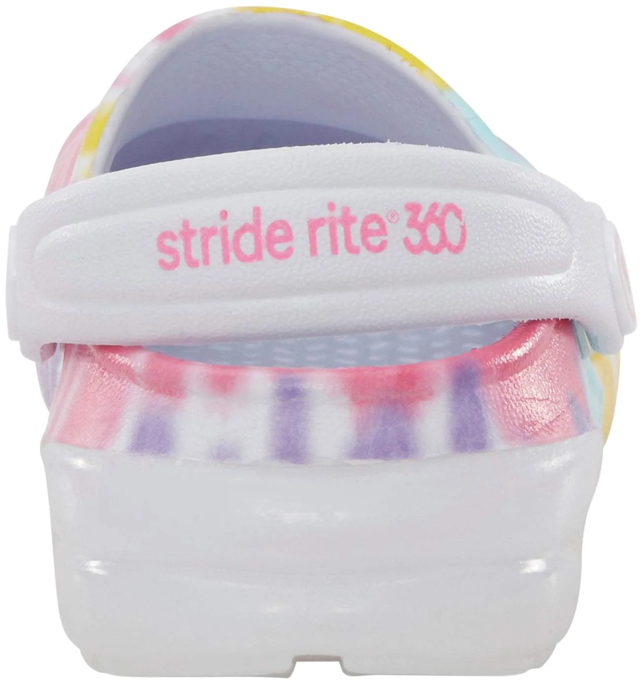 Stride Rite Kids Bray Girls Light-up Water Friendly Clog Sandals (Machine Washable)