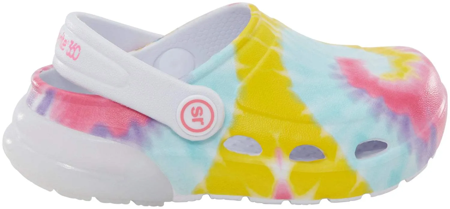 Stride Rite Kids Bray Girls Light-up Water Friendly Clog Sandals (Machine Washable)