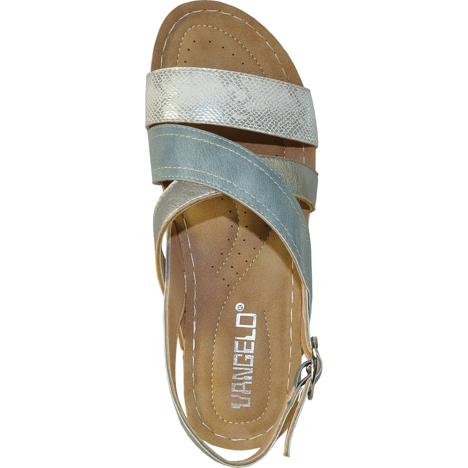 VANGELO Women Sandal REESE Wedge Sandal Blue