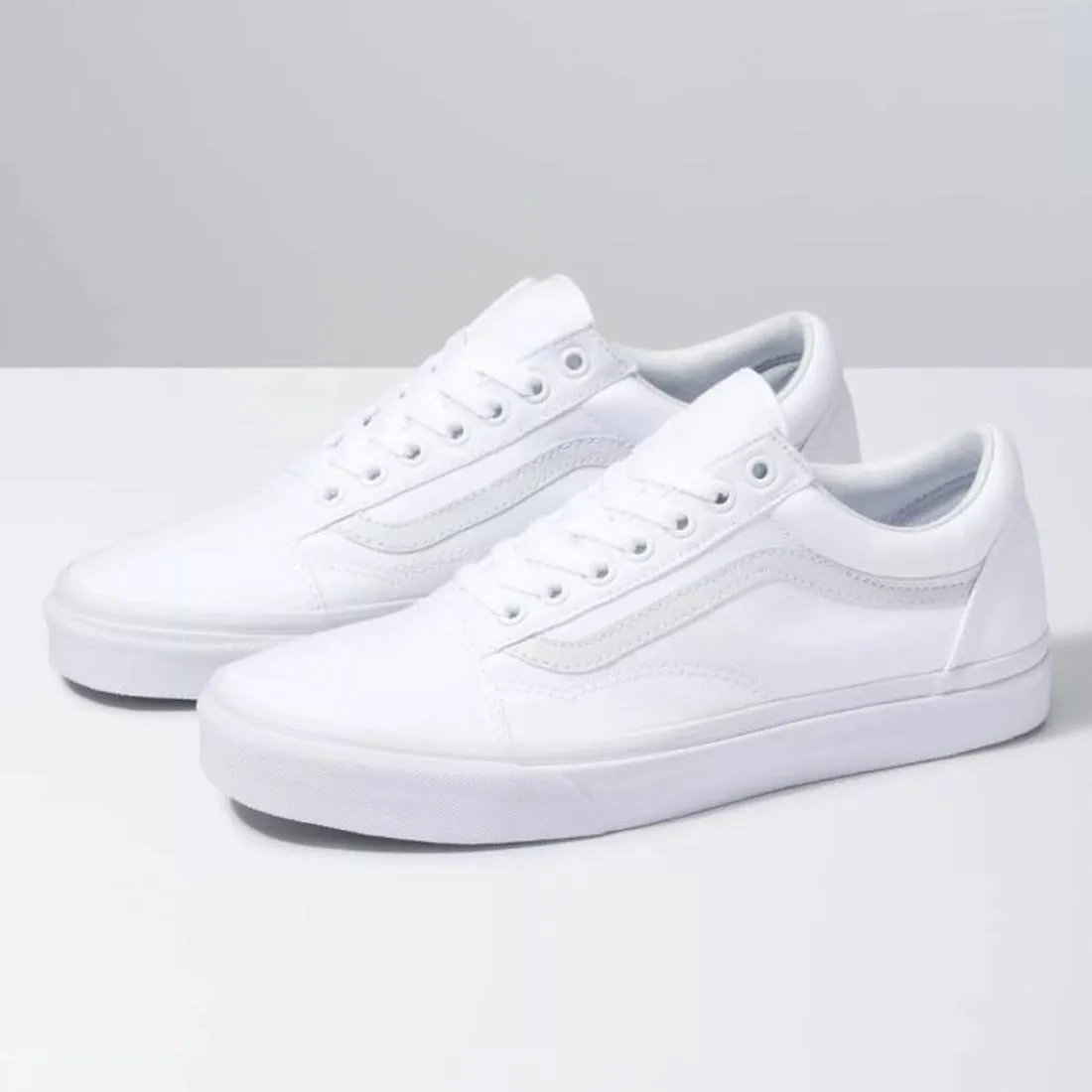 Vans Old Skool White Mens Womens Clearance